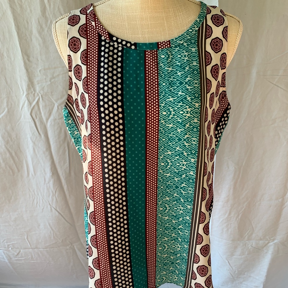 SOLD-Work to Evening Sleeveless Shell